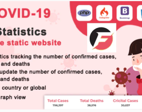 COVID-19 Live Statistics Website php script free download nulled