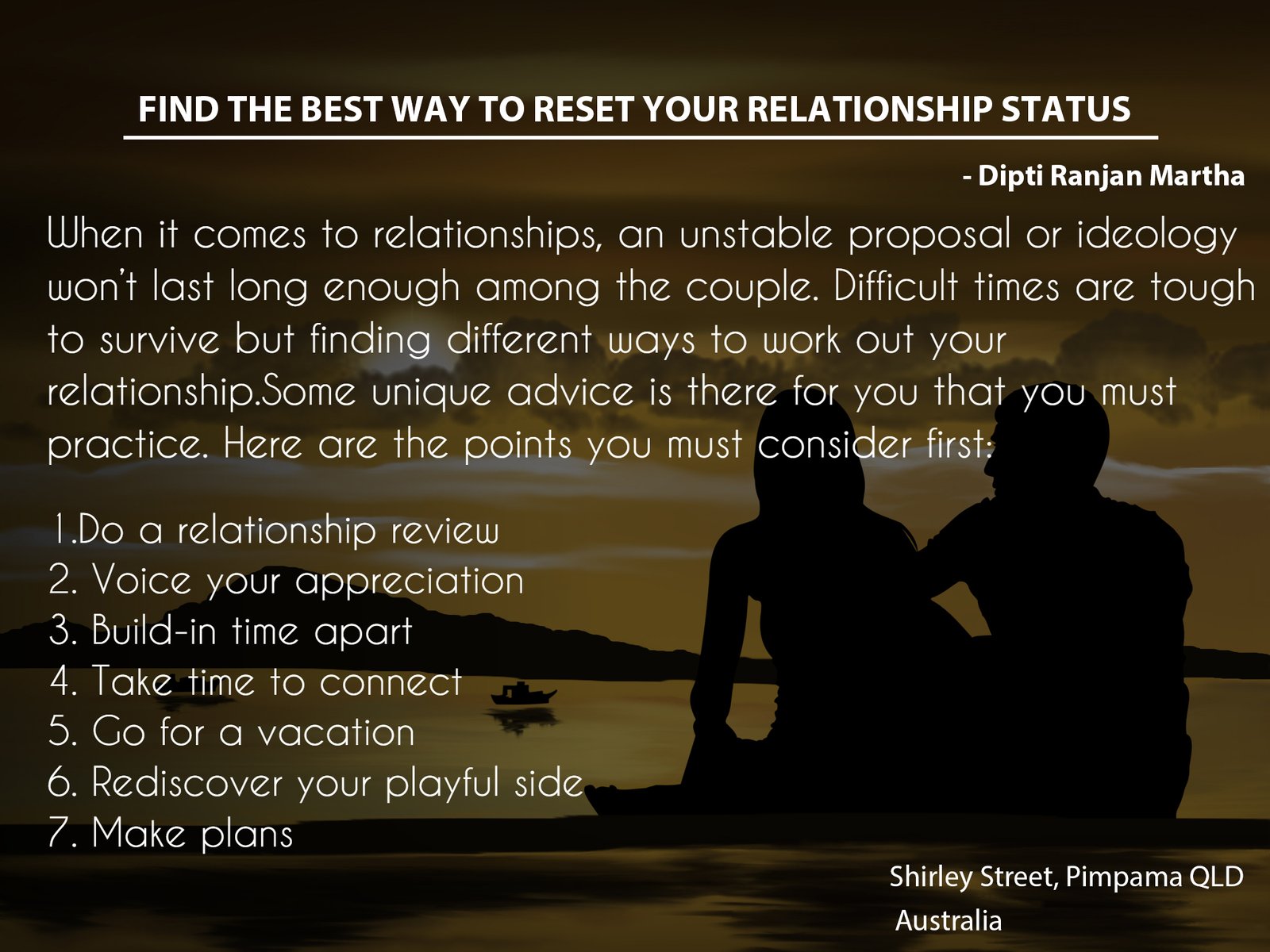 Find the Best Way to Reset Your Relationship Status