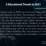 Top 5 Educational Trends that You Must Look Out in 2021