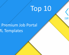 top 10 job portal html template