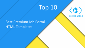 top 10 job portal html template