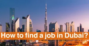 How to get job in dubai