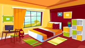 teenager-bedroom-cartoon-vector-20637544